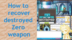 Zero also comes with a great legion block that gives up to 10% extra exp, so. How To Recover Destroyed Zero Weapon Youtube