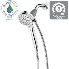 Moen Attract 6 Spray 4 In Hand Shower With Magnetix In Chrome 26000 The Home Depot Hand Shower Magnetix Shower Heads
