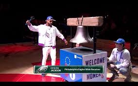 Seeking for free 76ers logo png images? Desean Jackson Rang The Bell At The Sixers Game Tonight Eagles