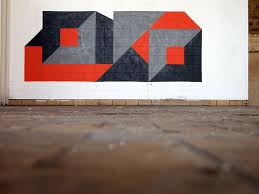 Eko Geometric Art Mural Art Graphic Design Typography