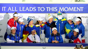 Solheim cup team, becoming the first assistant captain to also play in the event. Team Europe Addresses Media Following 2019 Solheim Cup Victory Youtube