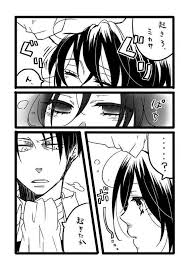 rivamika levi ackerman x mikasa ackerman funny cute lol リヴァイ ミカサ エレミカ 面白い進撃の巨人