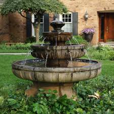 Regal 33 Inch High 3 Tier Traditional Outdoor Garden Fountain Fountain Garden High Inch Ou In 2020 Stone Garden Fountains Large Outdoor Fountains Fountains Outdoor