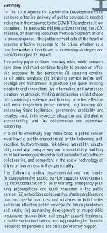 Un Desa Policy Brief 79 The Role Of Public Service And Public Servants During The Covid 19 Pandemic Department Of Economic And Social Affairs
