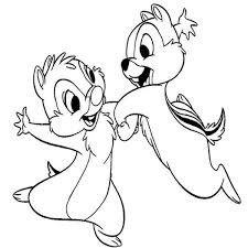 Select from 35450 printable crafts of cartoons, nature, animals, bible and many more. Chip And Dale High Five Coloring Page Coloring Sun