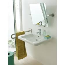 Lavabo Suspendu 65 X 53 Cm Allia Latitude 00116300000 Salle De Bain Pmr Salle De Bains Pour Handicape Vasque Salle De Bain