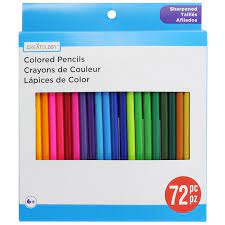 Art supplies, papercraft, scrapbook, knitting & crochet Buy The Colored Pencil Set By Creatology 72 Count At Michaels
