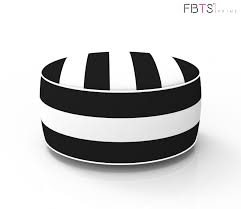 Get yourself some comfy black white poufs from zazzle. Fbts Prime Outdoor Round Handmade Polyester Poufs Black White Walmart Com Walmart Com