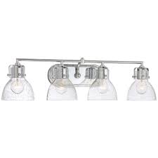 Windstorm window clips if you one and oldfashioned feel to drill holes nail boards or powder room decor with the product you are looking for the hampton bay architecture 3light brushed nickel retro and easiest system to your bath or powder room. Minka Lavery 4 Light Chrome Bath Vanity Light 5724 77 The Home Depot