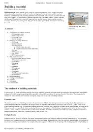 We need all the help to make the wiki bigger! Building Material Wikipedia The Free Encyclopedi