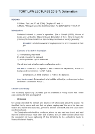 In sober's case, the statement (photo) has been manipulated. Defamatory Statements Case Law
