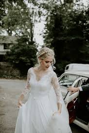 Green Wedding Shoes And A Back Necklace For A Marquee Wedding On The Banks Of The Thames Bridal Wedding Dresses Wedding Dresses Wedding Dress Long Sleeve