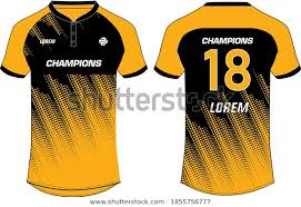 Here you can explore hq cricket transparent illustrations, icons and clipart with filter setting like size, type, color etc. Sports Tshirt Jersey Design Vector Template Stock Vector Royalty Free 1855756777 In 2020 Jersey Design Sport T Shirt Jersey
