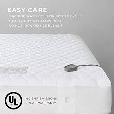 Beautyrest's heated mattress pad comes in extended sizes ranging from twin to california king, including twin xl. Mp2 Heated Mattress Pad King Size Quilted Electric Mattress Pads Fit Up To 19 With 5 Heat Settings Dual Controller And 10 Hours Auto Shut Off 78 X 80 Pricepulse