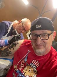 Batman family tattoo reinked and recolored