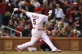 Louis — albert pujols listened to the thunderous standing ovation as he rounded the bases to have cardinals players actually wanting to cheer themselves the moment pujols went deep? On Albert Pujols And Leaving St Louis Sbnation Com
