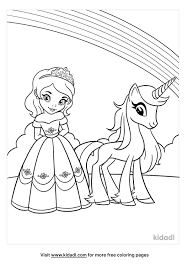 Maybe you would like to learn more about one of these? Princess And Unicorn Coloring Pages Free Princess Coloring Pages Kidadl