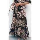 LINEN BLEND LONG PRINTED SKIRT CHAMPAGNE | 2397/142 Zara
