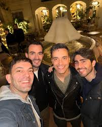 Dinner with friends, drinks at a...