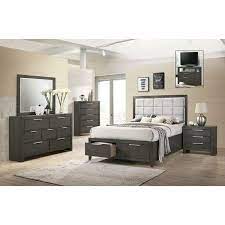 Very happy with my furniture and delivery! Malika Queen Storage Bedroom Set W Dresser Mirror Nightstand Chest Harlem Furniture