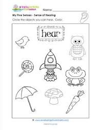 Grade Level Worksheets A Wellspring Of Worksheets Senses Preschool Five Senses Preschool Five Senses Worksheet