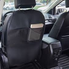 Car Seat Back Protector Pu Leather Car Storage Bag Anti Kick Mat Case For Child Baby Kick Automobile Accessories Review Car Storage Bag Car Seats Bag Storage