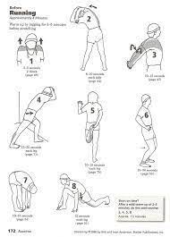 Five to 10 minutes of light activity will do the job. Sequence Of Warm Up Stretches For Running From Bob Anderson S Stretching Book Always A Good Resourc Pre Run Stretches Running Stretches Pre Workout Stretches