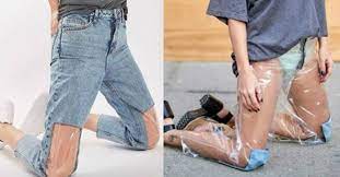Check spelling or type a new query. Topshop Clear Knee Jeans Got Trolled By Designer Mother Of London Teen Vogue