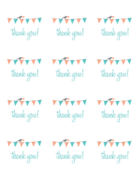 Make your unique style stick by creating custom stickers for every occasion! Free Printable Tags Thank You Sticker Template Novocom Top