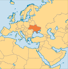 Ukraine a state of eastern europe, the second largest in europe.ukraine is bordered by the black sea and the sea of azov in the south, bordering russia to the north and east, with belarus to the north, poland, slovakia and hungary to the west and with the romania and moldova to the southwest. Ukraine World Map Free Large Images