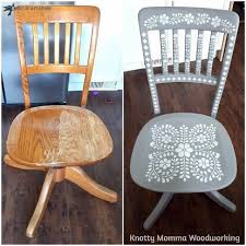 Diy Upcycled Flea Market Chair Idea Chair Makeover Wooden Chair Makeover Vintage Office Chair