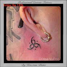 666 Tattoo Friday The 13th At Deja Vudoo Tattoo Ideen Handtattoo Coole Bilder
