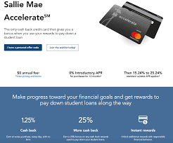 Choose from the most repayment options so you can build the best loan for you. Sallie Mae Launches 3 New Credit Cards Accelerate Evolve Ignite Doctor Of Credit