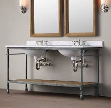 master bathroom console sink  elliondecor