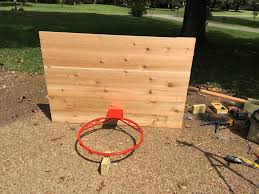 I built a homemade basketball goal out of spare wood, screws, and a few. How To Build A Basketball Goal Handmade And Beautiful The Handmade Home