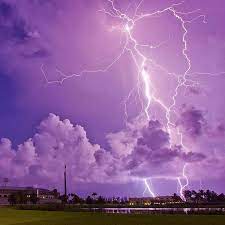 Storm Lightning All That Purple Lightning Storm Florida Storm Storm Chasing