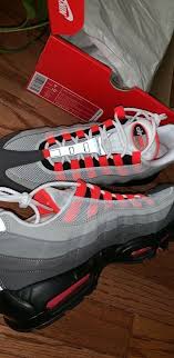 Nike Air Max 95 Og 2018 Solar Red Size 9 Fashion Clothing Shoes Accessories Mensshoes Athleticshoes Eba Nike Air Max 95 Nike Air Max Retro Running Shoes