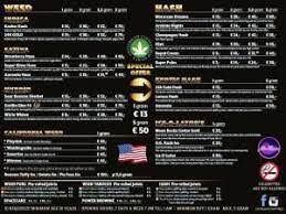 Amsterdam Coffeeshop Menu 2018 Budhaze Blog Amsterdam Coffee Shop Coffee Shop New Times