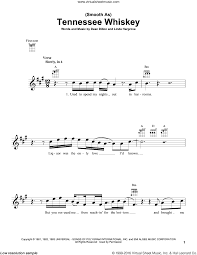 Stapleton Smooth As Tennessee Whiskey Sheet Music For Ukulele Tennessee Whiskey Lyrics Tennessee Whiskey Smooth As Tennessee Whiskey