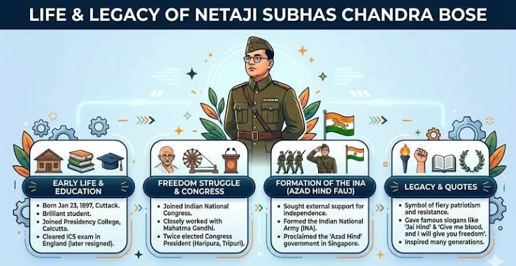Subhash Chandra Bose: Early Life, Education, Contributions, Legacy & UPSC Notes