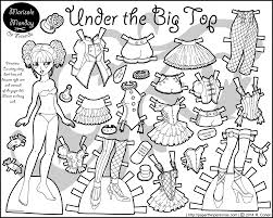 This is from the back of the box and features two cut out figures with traditional outfits from holland. Circus Paper Doll For Coloring Paper Thin Personas