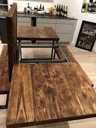 Reclaimed Industrial Chic 6 10 Seater Extending Dining Table Etsy Extendable Dining Table Metal Dining Table Restaurant Furniture
