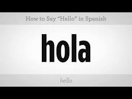 How to say hi how are you in spanish. How To Say Hello Spanish Lessons Youtube
