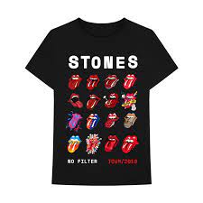 Or, you can match printed jersey tops with suit pants for slick office style. Licks Evolution 2019 Black T Shirt The Rolling Stones