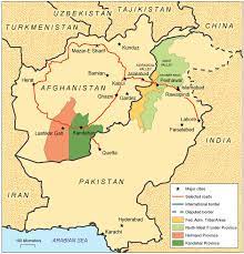 The two neighbouring countries are bordered with one another; Key Locations In Afghanistan And Pakistan Mentioned In The Text Download Scientific Diagram