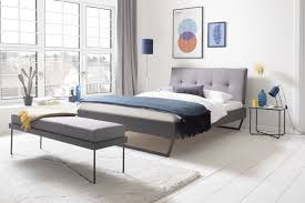 Monoqi ena bett 160 cm haus bett ideen wohnung. Bett 160 X 200 Cm Boston 3 Angebot 23 Reduziert Hellgrau Graphit Mega Mobel