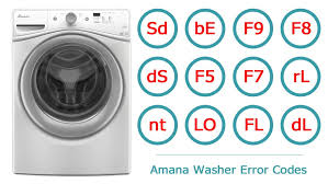 An overloaded basket may keep the door from shutting completely. Amana Washer Error Codes Washer And Dishwasher Error Codes And Troubleshooting