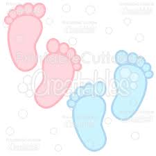 Download Baby Footprints Free Svg Cuts Clipart