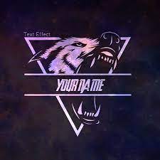 Create Logo Avatar Wolf Galaxy Online Logo Design Art Game Logo Design Logo Illustration Design