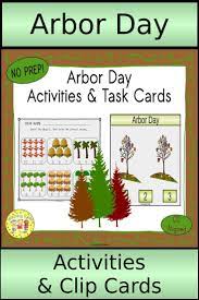 Arbor Day Activities And Task Cards Activity Cards Task Cards Arbour Day